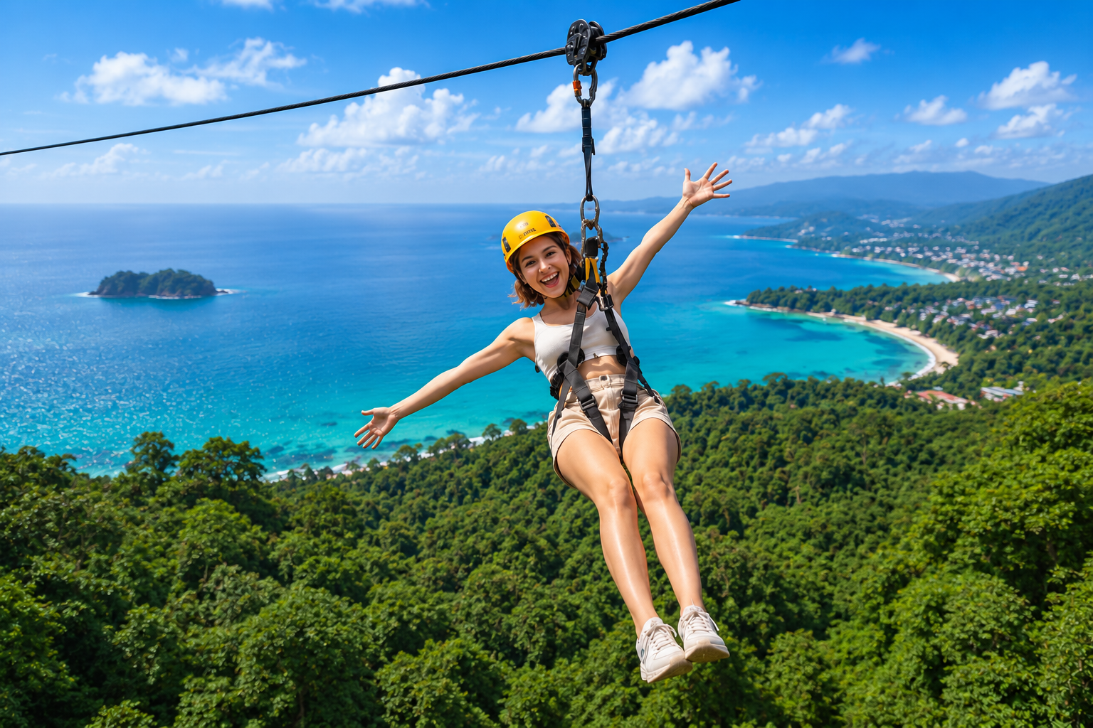 Zipline, ATV and Elephant Learning Combo in Phuket — adventure activities operated away from elephants