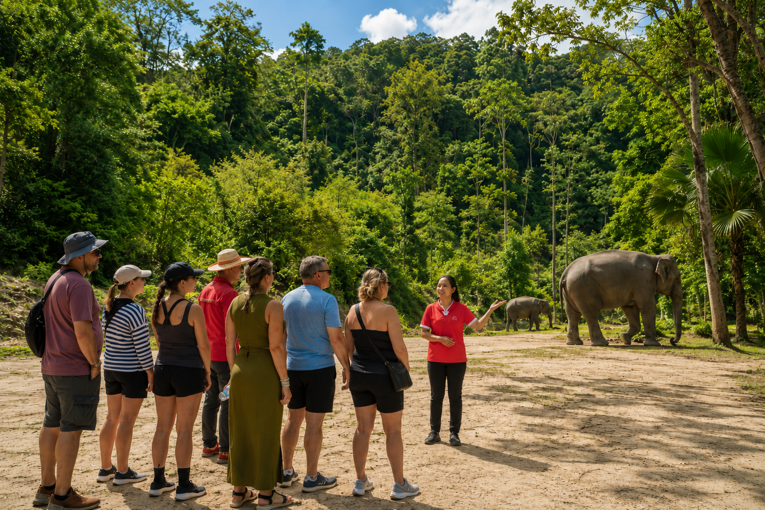 Elephant Forest Observation & Keeper Stories — calm small-group visit in Patong